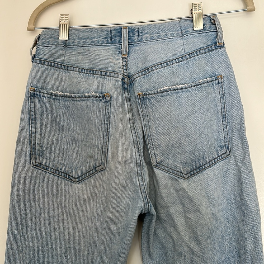 Agolde Riley High Rise jeans with holes - Picture 8 of 9